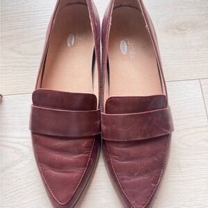 Dr. Scholl's Burgundy Loafers for Women